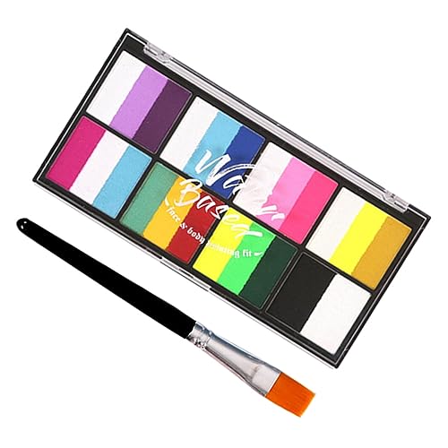 Gogogmee Wasserlösliche Gesichtsfarbe Satz 8 Farben Für Kinder Und Erwachsene Schnell Trocknend Für Halloween Sportevents Festivals Inklusive Malpinsel Körper Make up Pigment Gogogmee Wasserlösliche Gesichtsfarbe Satz 8 Farben Für Kinder Und Erwachsene Schnell Trocknend Für Halloween Sportevents Festivals Inklusive Malpinsel Körper Make up Pigment von Gogogmee