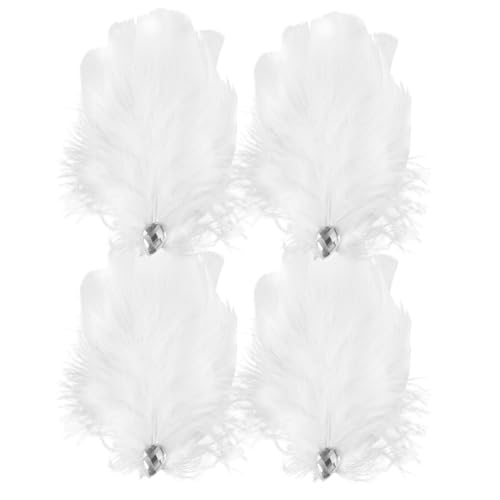Gogogmee Zarte Haarspangen Mit Federn Und Strass 2 Paar Für Hochzeiten Modisches Haar-accessoire Für Damen Gogogmee Zarte Haarspangen Mit Federn Und Strass 2 Paar Für Hochzeiten Modisches Haar-accessoire Für Damen von Gogogmee