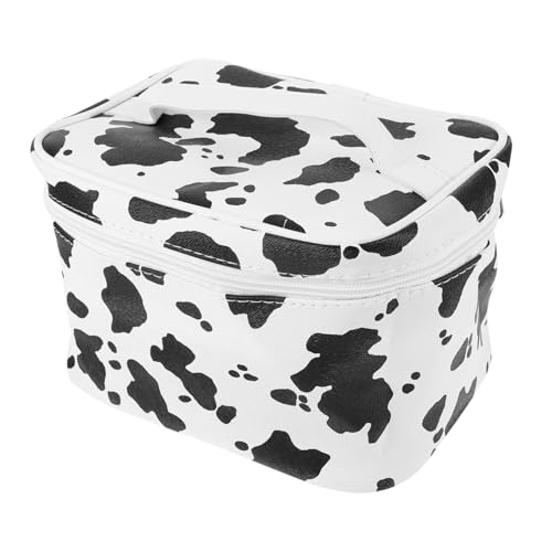 Gogogmee wasserdichte Hand-Make-up-Beutel Toilettenbeutel Für Frauen Kosmetiktasche Mit Großem Fassungsvermögen Make-up-kulturbeutel Reise-kulturbeutel wasserdichte Einkaufstasche Weiß Pu von Gogogmee