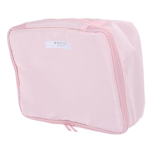 Gogogmee wasserdichte Kosmetiktasche Make-up-Organizer-Tasche für Reisen große Reise-Kulturtasche Wasserdichter Kulturbeutel für Damen Make-up-Organizer tragbar Nylon Rosa Gogogmee wasserdichte Kosmetiktasche Make-up-Organizer-Tasche für Reisen große Reise-Kulturtasche Wasserdichter Kulturbeutel für Damen Make-up-Organizer tragbar Nylon Rosa von Gogogmee