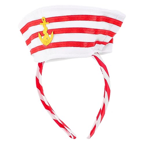 Gogogmee Sailor Kapitänsmütze Haarreif Für Erwachsene Verstellbares Matrosen-haarband Nautisches Kostümzubehör Für Karneval Cosplay Und Partys Einzigartige Dekoration Für Festivals von Gogogmee