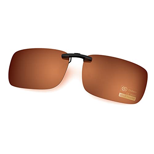 Goiteia Polarisierte Sonnenbrille Clip für Brillenträger - Sonnenbrille Zum Aufstecken Polarisiert, Sonnenbrillen Aufsatz Brille Damen Herren von Goiteia