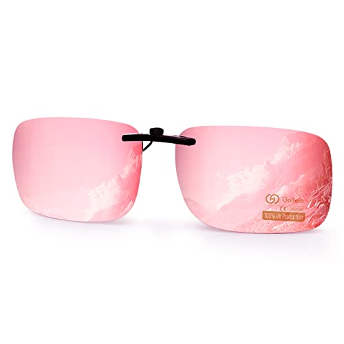 Goiteia Polarisierte Sonnenbrille Clip für Brillenträger - Sonnenbrille Zum Aufstecken Polarisiert, Sonnenbrillen Aufsatz Brille Damen Herren von Goiteia
