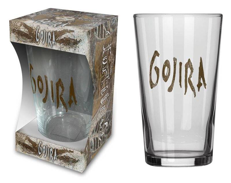 Gojira Bierglas - Fortitude - klar  - Lizenziertes Merchandise! von Gojira