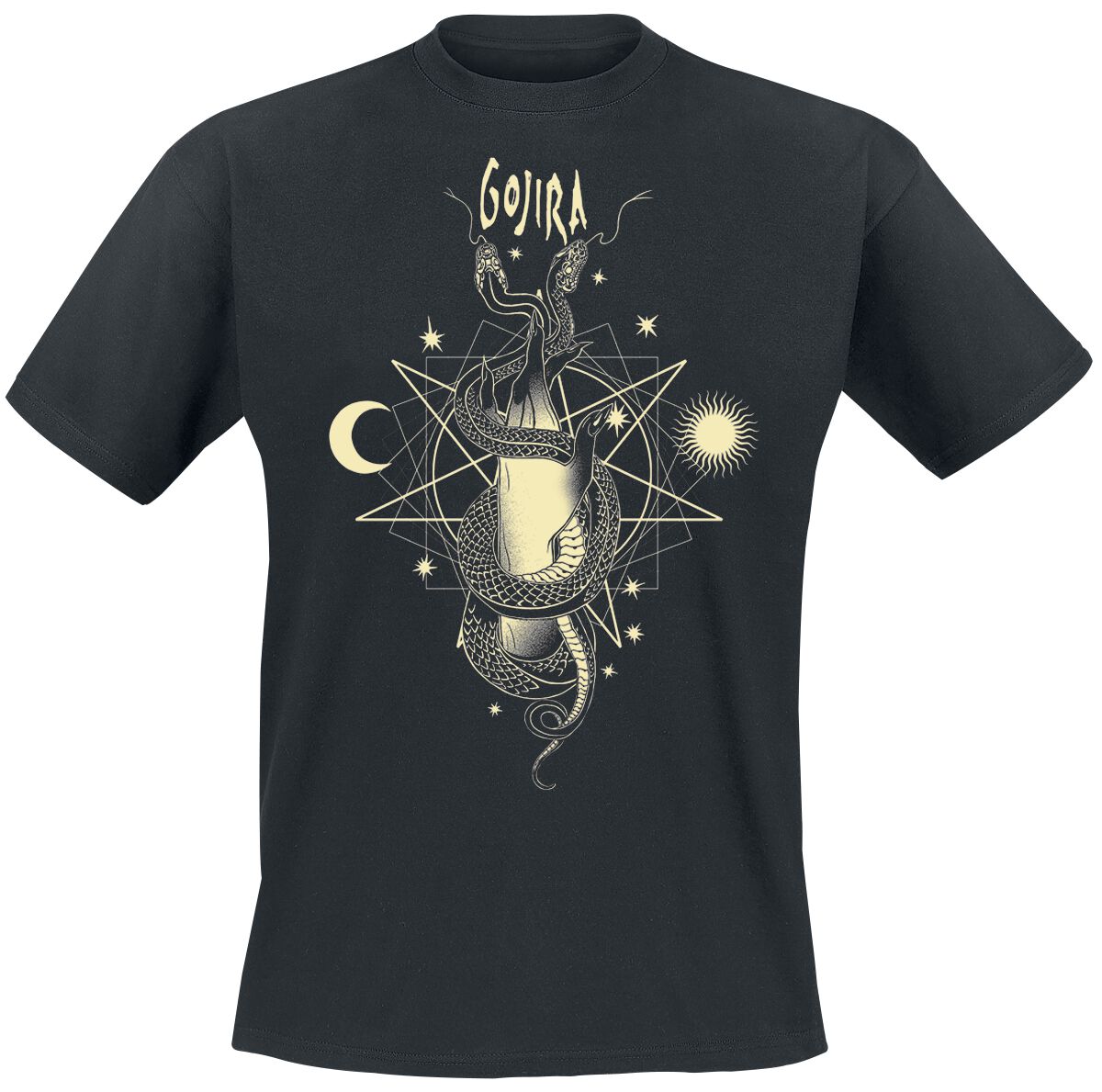 Gojira Celestial Snakes T-Shirt schwarz in S von Gojira