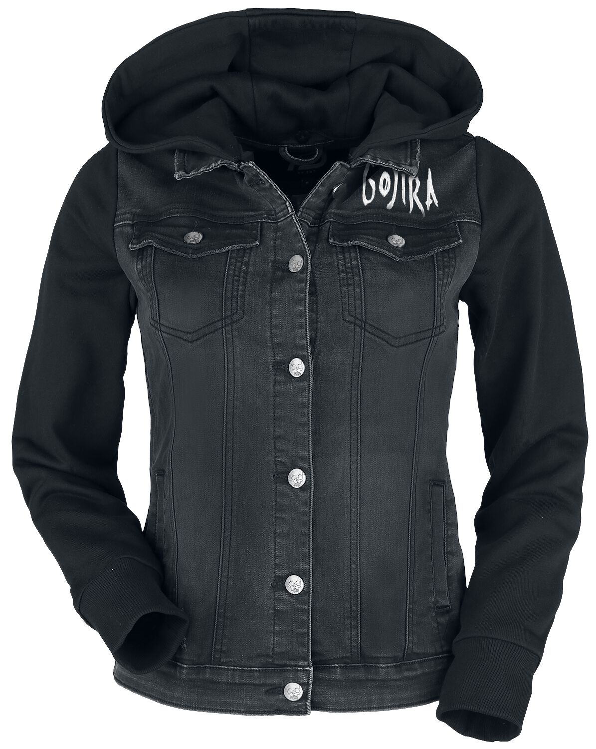 Gojira Jeansjacke - EMP Signature Collection - S bis XXL - für Damen - Größe L - schwarz  - EMP exklusives Merchandise! von Gojira