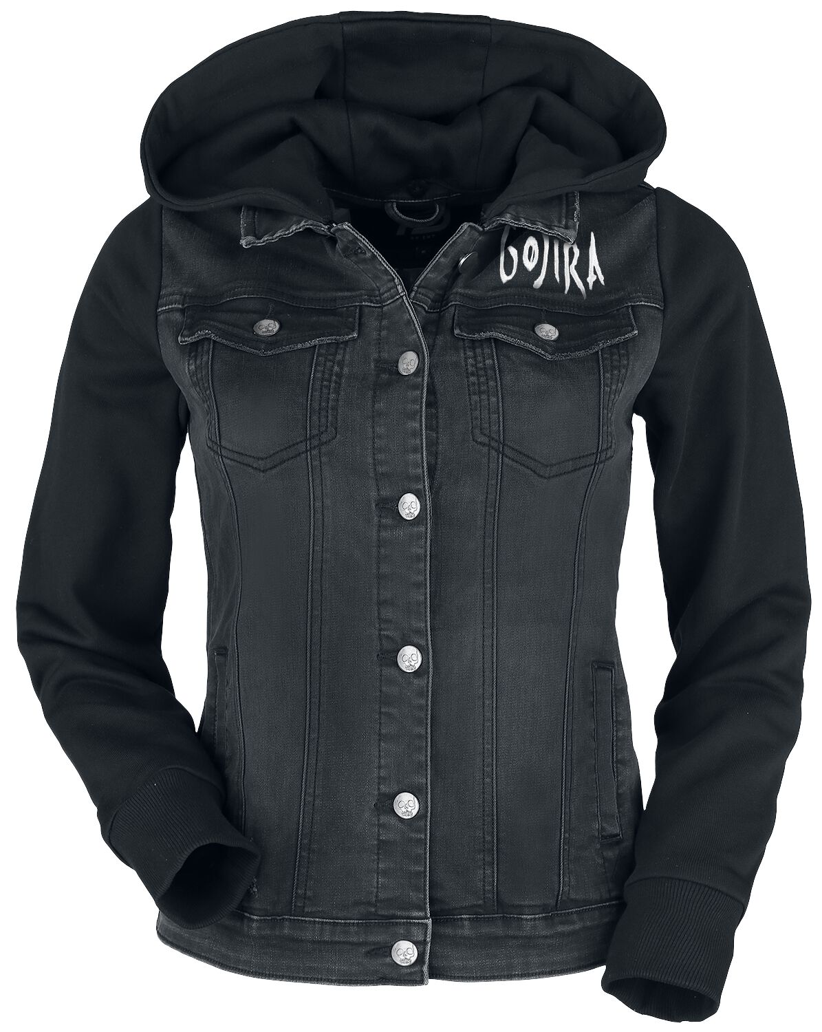 Gojira Jeansjacke - EMP Signature Collection - XL - für Damen - Größe XL - schwarz - EMP exklusives Merchandise! Gojira Jeansjacke - EMP Signature Collection - XL - für Damen - Größe XL - schwarz - EMP exklusives Merchandise! von Gojira