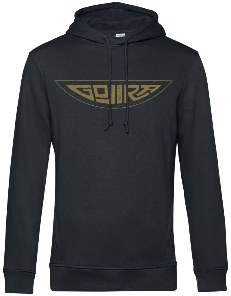 Gojira Kapuzenpullover - Distopia Statue - M - für Männer - Größe M - schwarz  - Lizenziertes Merchandise! von Gojira