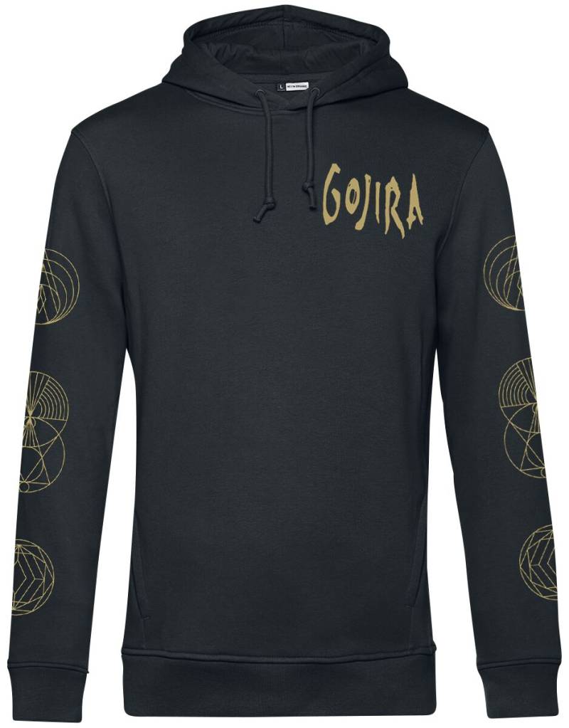 Gojira Kapuzenpullover - Symbols - M - für Männer - Größe M - schwarz  - Lizenziertes Merchandise! von Gojira