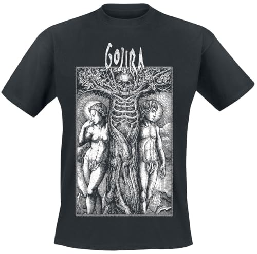 Gojira Männer T-Shirt schwarz M 100% Baumwolle (Bio-Baumwolle) Band-Merch, Bands von Gojira