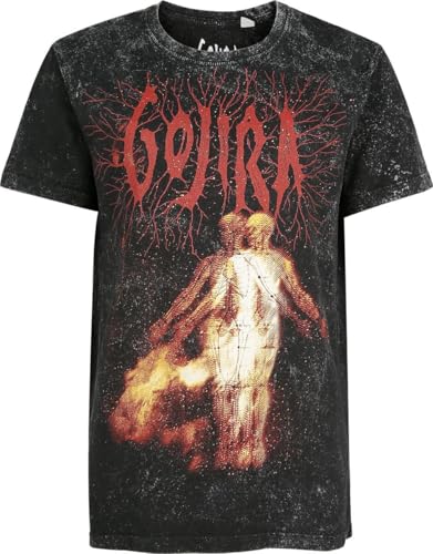 Gojira Stardust Frauen T-Shirt schwarz L 100% Baumwolle Band-Merch, Bands von Gojira