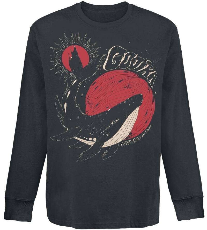 Gojira Sweatshirt - Whale Sun Moon - S bis XXL - für Männer - Größe M - schwarz  - Lizenziertes Merchandise! von Gojira