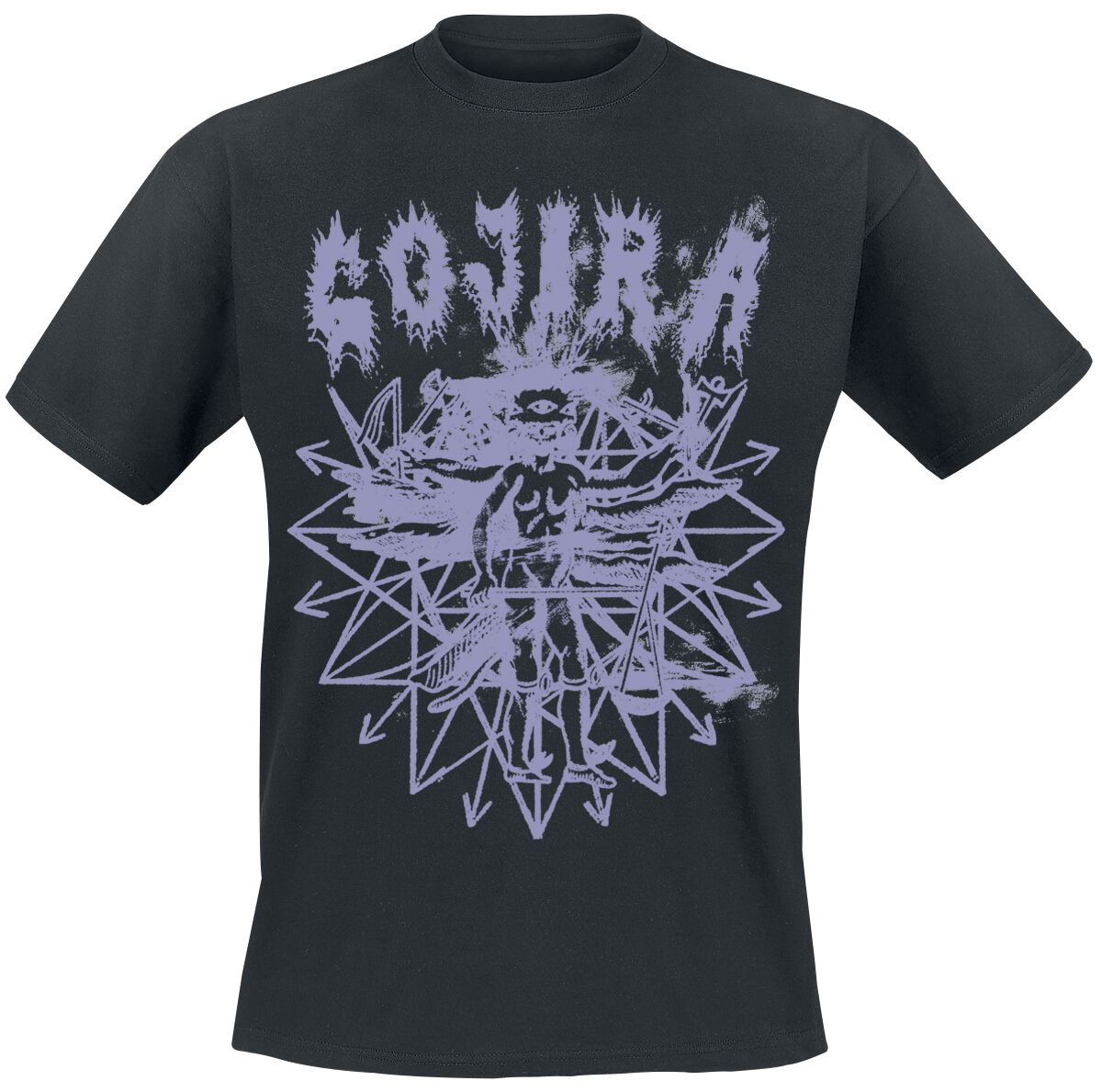 Gojira T-Shirt - Demon Of Chaos - S bis XXL - für Männer - Größe M - schwarz  - Lizenziertes Merchandise! von Gojira
