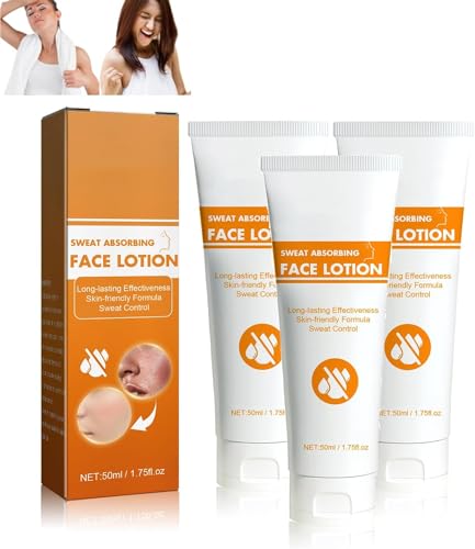 Fresh24 Sweat Absorbing Lotion, Sweat Absorbing Face Lotion, Face Antiperspirant, Face No Sweat Lotion, Facial Antiperspirant for Women Face, Forehead and Scalp and Oily Face Control (3pcs) von Gokame