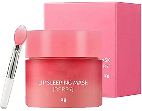 Lippenschlafmaske, Lip Sleeping Care Special Mask Care Moisture Korean Lip Balm Smooth, Lip Sleeping Mask, Lip Mask Overnight, Lip Mask for Dry Chapped Peeling Cracked Lips (1pcs) von Gokame