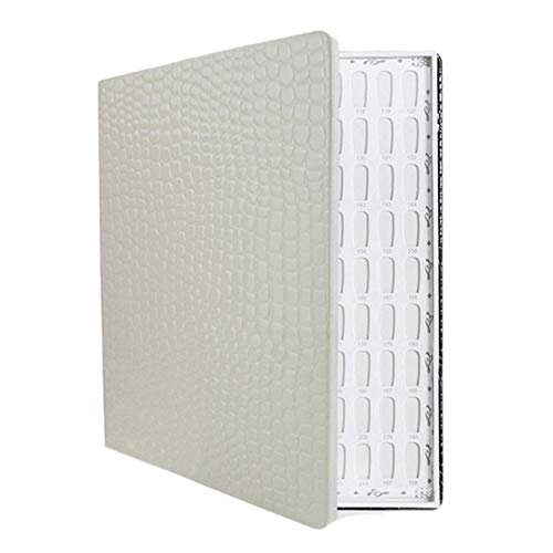 Gokeet 216 Farben Nagel Spitzen Display Buch DIY Nagel Kunst Zeigt Regal Gel Farb Karte Diagramm Malerei Display Board Weiß von Gokeet