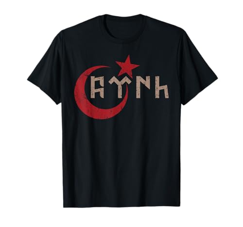 Goktürk T-Shirt für Herren in Schwarz, Größe S, Klassische Passform, Kurzarm, Einzigartiges Göktürk-Design und themenspezifische Passform, Militär, Herren, Türken Goktürk T-Shirt für Herren in Schwarz, Größe S, Klassische Passform, Kurzarm, Einzigartiges Göktürk-Design und themenspezifische Passform, Militär, Herren, Türken von Goktürk Goktürke Türkei Bozkurt Outfit