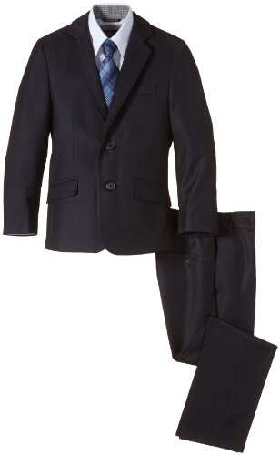 G.O.L. Jungen Bekleidungsset 4-tlg. Anzug, bestehend aus Sakko, Hose, Hemd, Krawatte, Gr. 134, Blau (navy 1) von G.O.L.