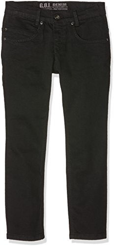 G.O.L. Jungen Röhren-Edel-Jeans, Extra-weit Jeanshosen, Schwarz (Black 2), 146 (Herstellergröße: 146.5) von G.O.L.