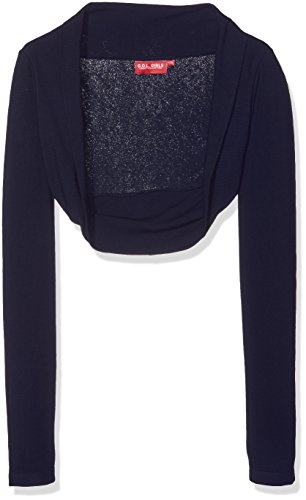 G.O.L. Mädchen Heavy-Jersey-Bolero Jacke, Blau (Midnight-Blue 1), 134/140 von G.O.L.