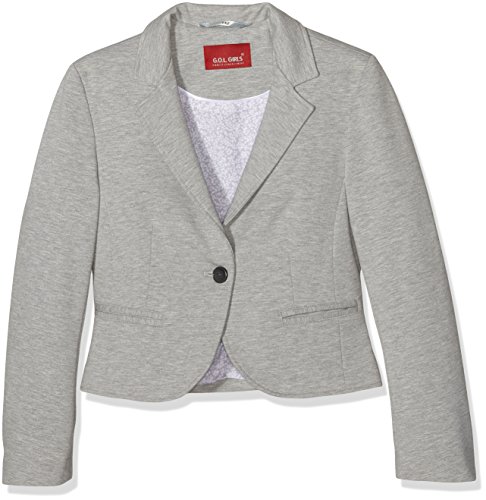 G.O.L. Mädchen Jersey, Regularfit Blazer, Grau (Silber 3), (Herstellergröße:158) von Gol