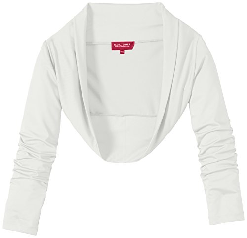 G.O.L. Mädchen Jersey-Bolero Jacke, Elfenbein (Offwhite 60), (Herstellergröße:176) von G.O.L.