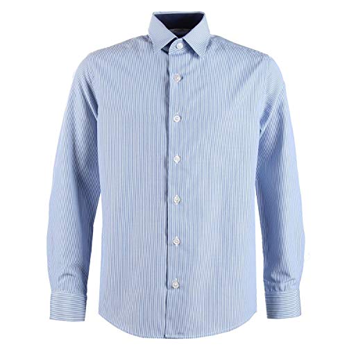 G.O.L. - festliches Hemd Langarm Jungen, blau gestreift 5546800b, Größe 170 von G.O.L.