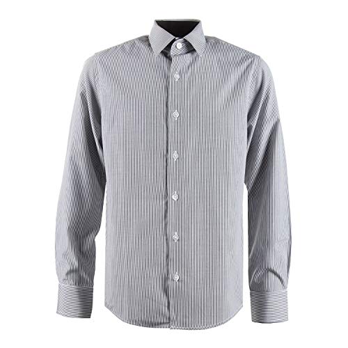 G.O.L. - festliches Hemd Langarm Jungen (Hemd ohne Krawatte), schwarz gestreift, Größe 170 von Gol