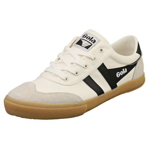 Gola Badminton Herren Freizeit-Sneaker, Off White Black, 44 EU von Gola