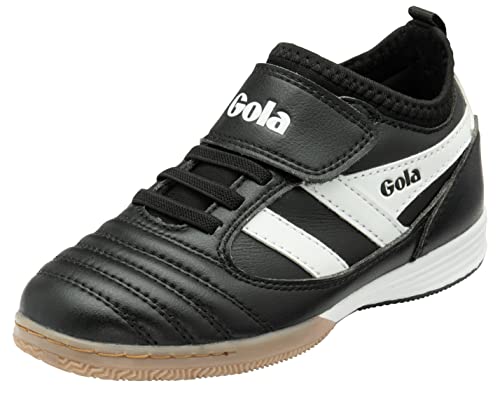 Gola Ceptor TX QF Futsal Shoe, Schwarz Weiß, 27 EU von Gola