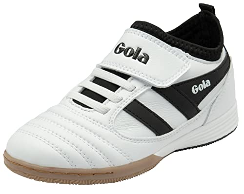 Gola Ceptor TX QF Futsal Shoe, Weiß Schwarz, 27 EU von Gola