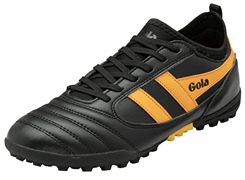 Gola Ceptor Turf Football Shoe, Black/Sun, 34 EU von Gola