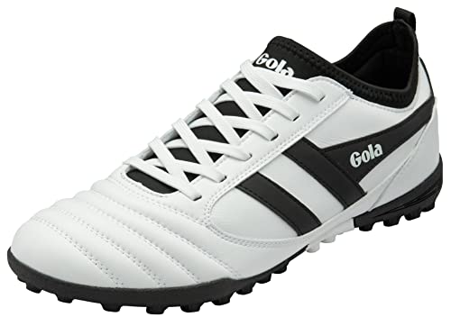 Gola Ceptor Turf Football Shoe, White/Black, 34 EU von Gola