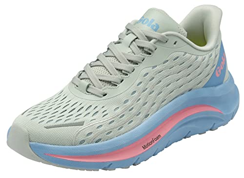 Gola Damen Alzir Speed Laufschuh, Hellgrau Vista Blue Tea Rose, 36 EU von Gola