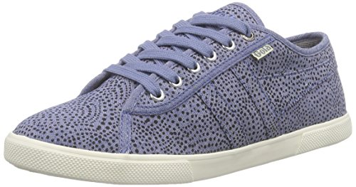 Gola Damen Aster Denim Print Sneakers, Blau (Blue/Dot), 39 von Gola