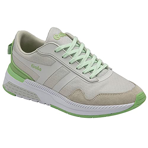 Gola Damen Atomics Road Running Shoe, Arcade White/Patina Green, 41 EU von Gola