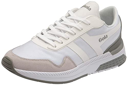 Gola Damen Atomics Road Running Shoe, White/Grey, 36 EU von Gola