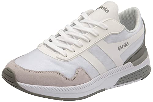 Gola Damen Atomics Road Running Shoe, White/Grey, 38 EU von Gola