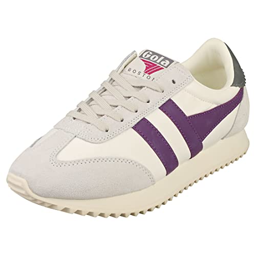 Gola Damen Boston 78 Sneaker, Off White/Foxglove/Ash, 38 EU von Gola