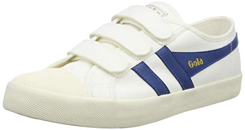 Gola Damen Coaster Velcro Sneaker, Off White Vintage Blue, 37 EU von Gola