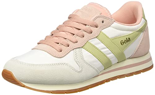 Gola Damen Daytona Chute Sneaker, Off White/Pearl Pink/Lemon, 37 EU von Gola