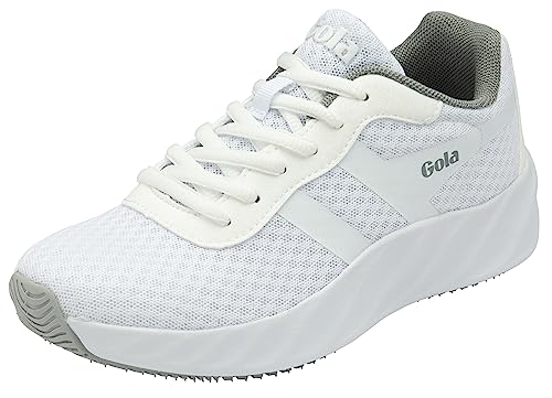 Gola Damen Draken Road Running Shoe, White/Grey, 38 EU von Gola