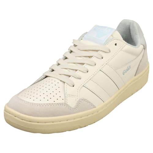 Gola Damen Eagle Sneaker, Cremefarben/Eisblau, 37 EU von Gola