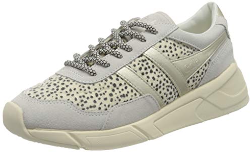 Gola Damen Eclipse Savanna Sneaker, Off-White Gepard Gold, 36 EU von Gola