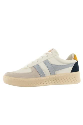 Gola Damen Grandslam Trident Sneaker, Weiß Eisblau Sonne, 37 EU von Gola