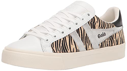 Gola Damen Orchid II Africa Sneaker, White/Zebra/Silver, 38 EU von Gola