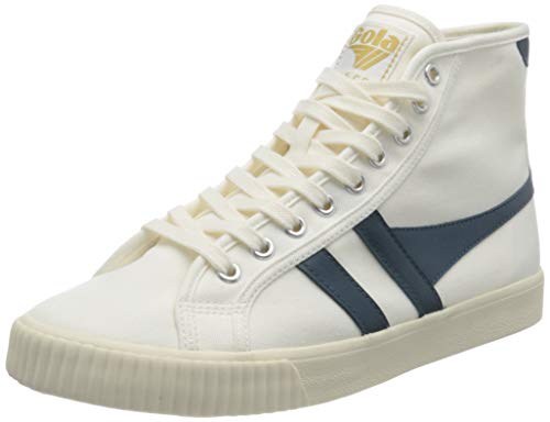 Gola Damen Tennis Mark Cox High Sneaker, Off White/Vintage Blue, 39 EU von Gola