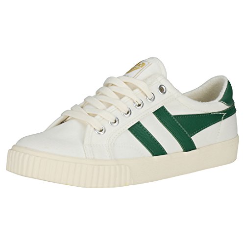 Gola Damen Tennis Mark Cox Sneaker, Weiß (Off White/dk.Green Wn), 39 EU von Gola