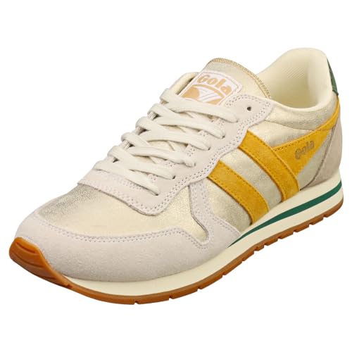 Gola Daytona Blaze Modische Damen-Sneaker, gold, 8 UK von Gola