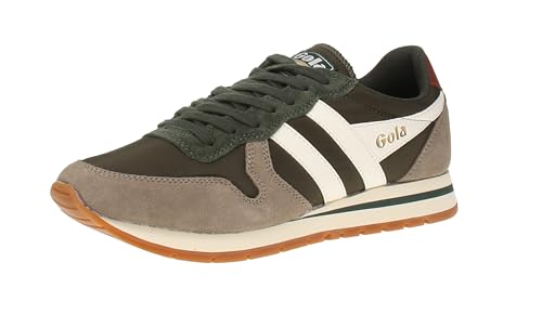 Gola Daytona Chute - Herren Sneaker - Dark-Khaki-Rhino-Off-White, Größe:44 EU von Gola